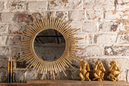 SALE % - Set 4 figurine, Compozit, Auriu, 7.5x7x12