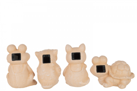Set 4 figurine Figure Solar, Ceramica, Orange/Rust, 16x21.5x23.5 cm [1]