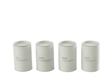 Set 4 lumanari parfumate, Ceara, Alb, 7.5x7.5x11.5 [3]