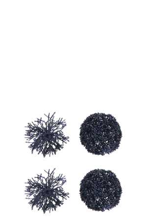 Plante artificiale si uscate - Set 4, Obiecte decorative, Albastru