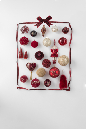 SALE % - Set 4, Obiecte decorative, Rosu