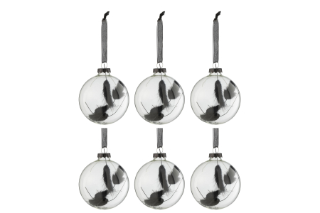SALE % - Set 6 globulete, Sticla, , 7.5x7.5x10