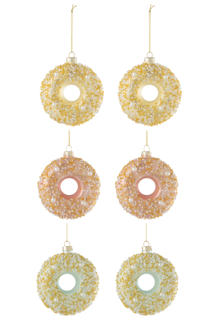 Globuri de Craciun - Set 6,Globuri Donut