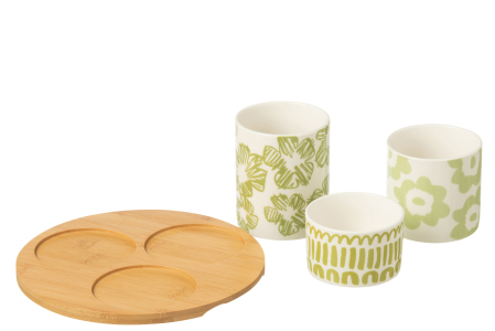 Set Aperitiv cu tava bamboo , SET4, MIX [1]