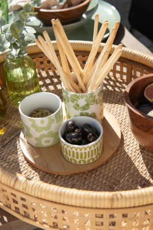 SALE % - Set Aperitiv cu tava bamboo , SET4, MIX