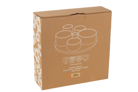 Set Aperitiv cu tava bamboo , SET6, MIX [6]