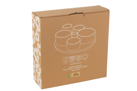 Set Aperitiv cu tava bamboo , SET6, MIX [5]