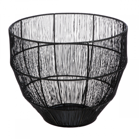 Set de 2, Masa laterala, rotunda, Strive, Metal, negru, PU 1, set de 2 [2]