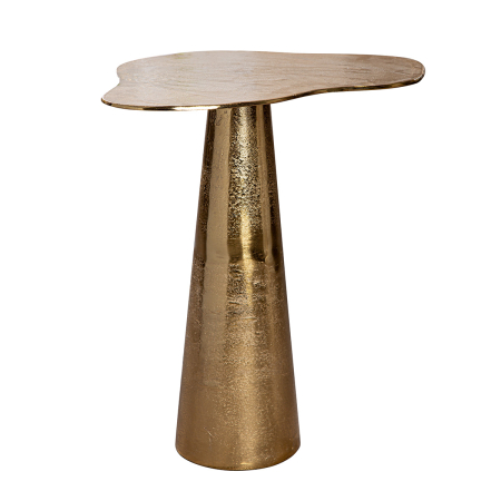 Set de 2, Masuta laterala, organic, "Organica", Aluminiu, auriu, argintiu, PU 1, L. 44 cm, L. 58 cm, H 58,5 cm [1]
