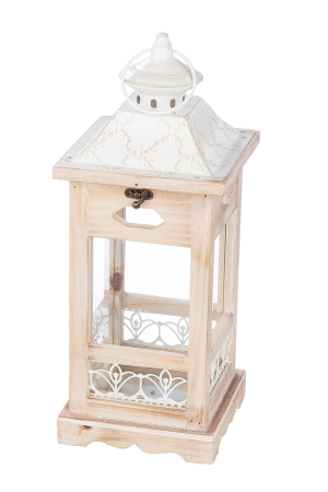 Set de 3, Felinar, „Clifton”, Lemn, culori naturale, PU 1 [3]