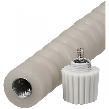 Set de 4, Lumânare tip băț (LED), Ceară, gri deschis, PU 2, H 25 cm, D 3 cm [5]