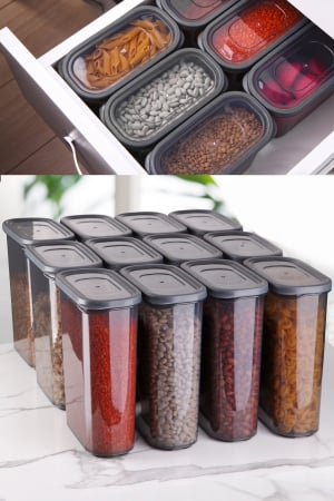 Toate produsele - Set de cutii pentru depozitare (12 bucăți)