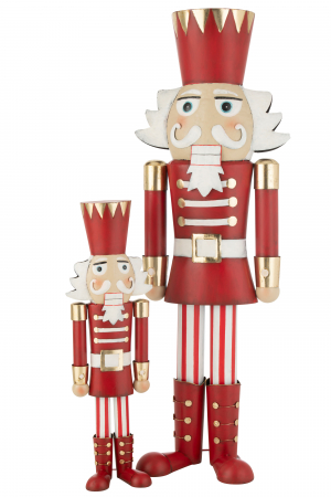 SET Nutcracker, Metal, Rosu/Auriu, 148,5 cm/89 cm [1]
