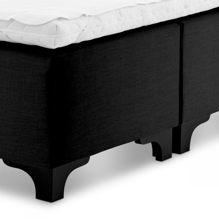 Set Pat Mavone negru 180 x 210 cm, Dims: L. 210 | W. 180 | H. 66  (CM) [2]