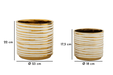Set Vaza, Blom cm ø 23x22-18x17,5 (ø cm 21-16) [5]