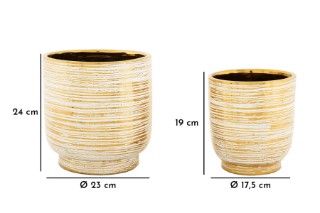 Set Vaza, Melodie cm ø 23x24-17,5x19 (ø cm 21-16) [5]