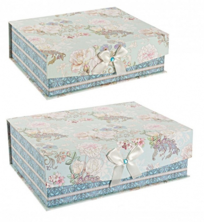Cutii pentru bijuterii - SET2 CUTIE BUJORI RECT