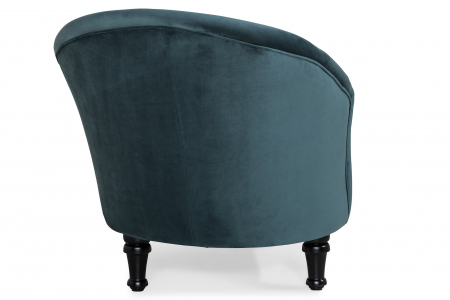Sezlong living Diana Classic, Albastru verzui, 151x82x81 cm [2]