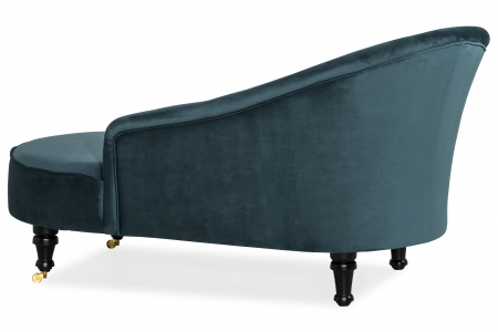 Sezlong living Diana Classic, Albastru verzui, 151x82x81 cm [3]