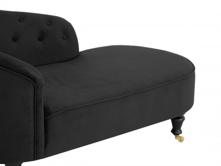 Sezlong living Diana Classic, Negru, 151x82x81 cm [8]