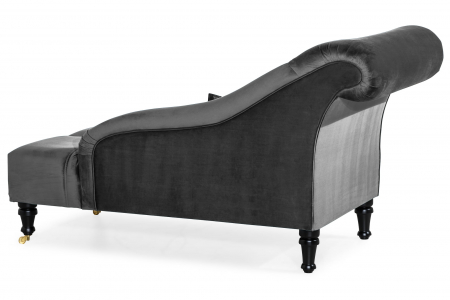 Sezlong living Diana, Gri inchis, 165x88x70 cm [5]