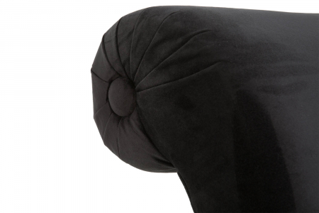 Sezlong living Diana, Negru, 165x88x70 cm [4]