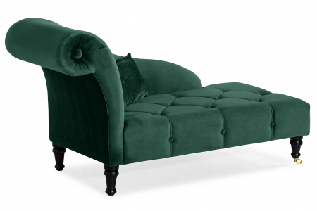 Sezlong living Diana, Verde inchis, 165x88x70 cm [3]