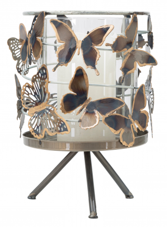 Suporturi lumanari - Sfesnic FARFALLE CM 15X23,3 , Mauro Ferretti