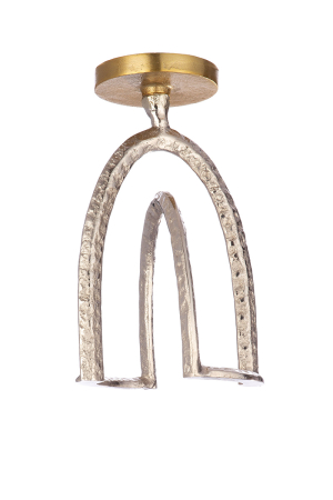 Sfesnic, „Presto”, aluminiu, auriu, argintiu, PU 2, L. 12 cm, l. 15 cm, H 25 cm [1]