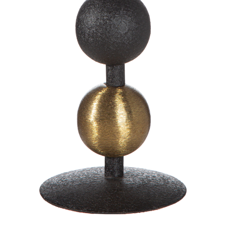 Sfesnic, Sfera, „Luipaard”, Fier, negru, PU 3, H 23,5 cm, A. 10 cm [1]