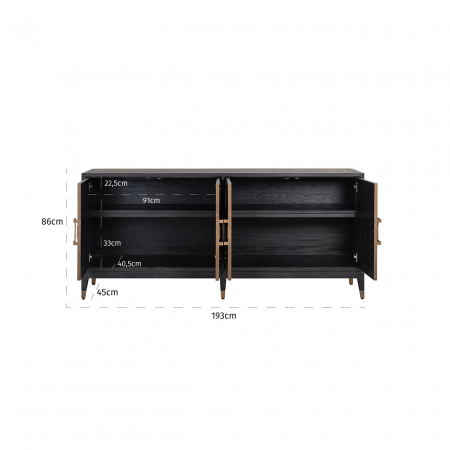 Comoda  Bloomingville cu 4-usi [3]