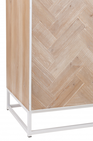 Sifonier Zigzag, Lemn, Natur, 95x42.5x185 cm [4]