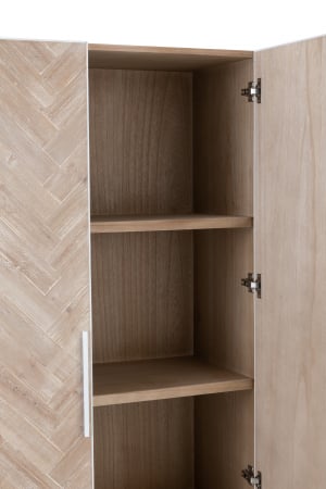 Sifonier Zigzag, Lemn, Natur, 95x42.5x185 cm [7]
