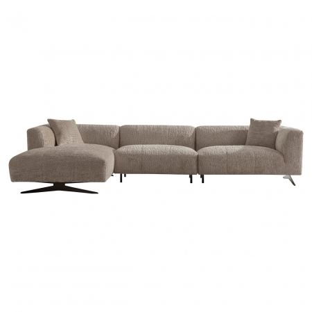 LIVING - Canapea Hoxton 3-locuri + sezlong stanga (Be Lovely 170 Beige)