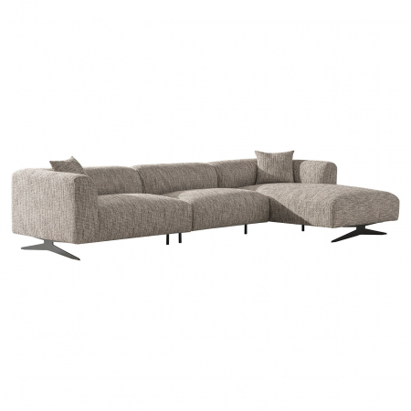 LIVING - Canapea Hoxton 3-locuri+ sezlong dreapta (Be Trendy 01 Nature)