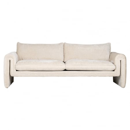 Canapea Sandro, 4 locuri, alba 230x91x76 cm [3]