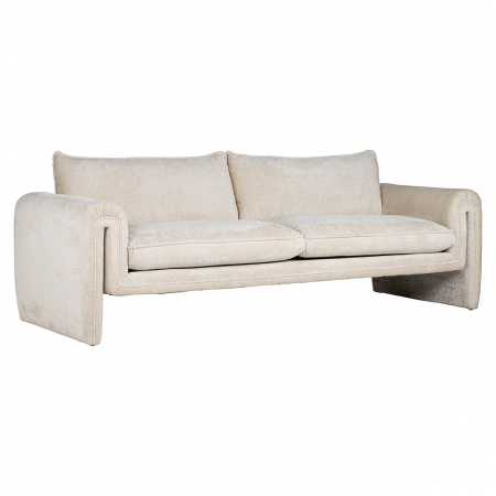 Lichidare stoc - Canapea Sandro, 4 locuri, alba 230x91x76 cm