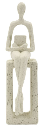 SALE % - Statueta, Carte, cm 8,5x6,5x24 