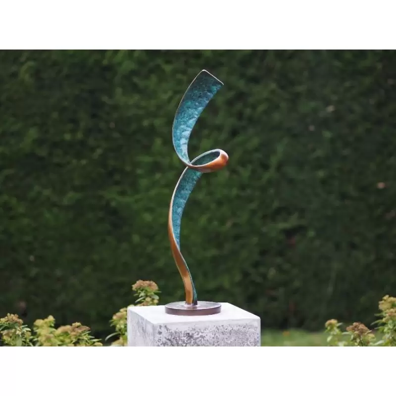 FIGURINE - Statuie bronz, 47X13X13 