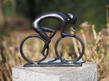 Statuie bronz, Ciclist 23 x 5 x 26 cm [2]