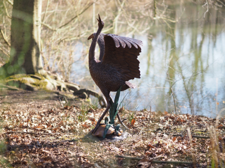 Statuie bronz, Heron (fântână) [5]
