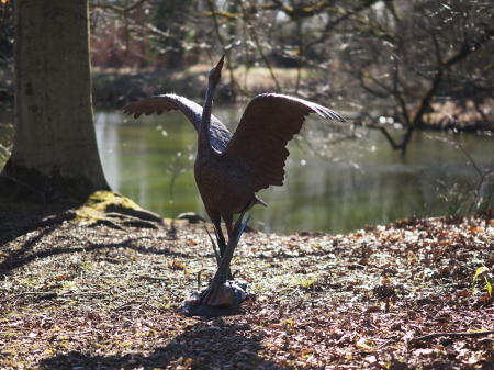 Statuie bronz, Heron (fântână) [3]