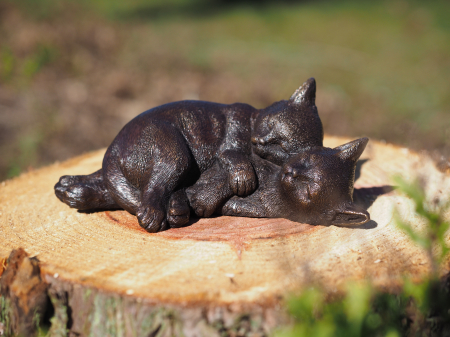 Statuie bronz, Pereche de pisici [3]