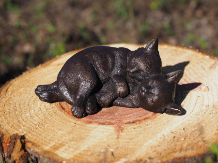 Statuie bronz, Pereche de pisici [2]