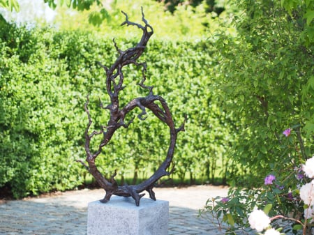 SALE % - Statuie copac modern, Bronz, 133 X 38 X 80 cm