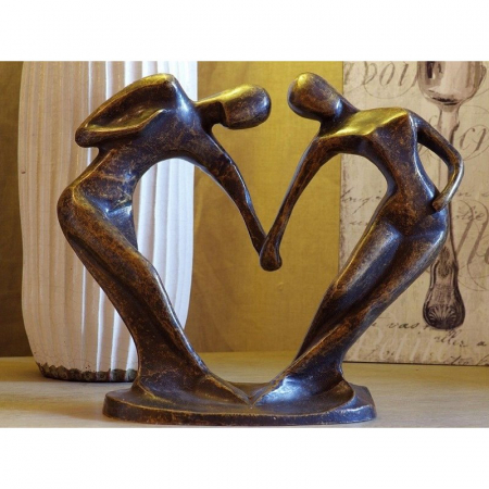 Figurine bronz - Statuie dansatoari mica, Bronz, 24 x 30 x 14 cm