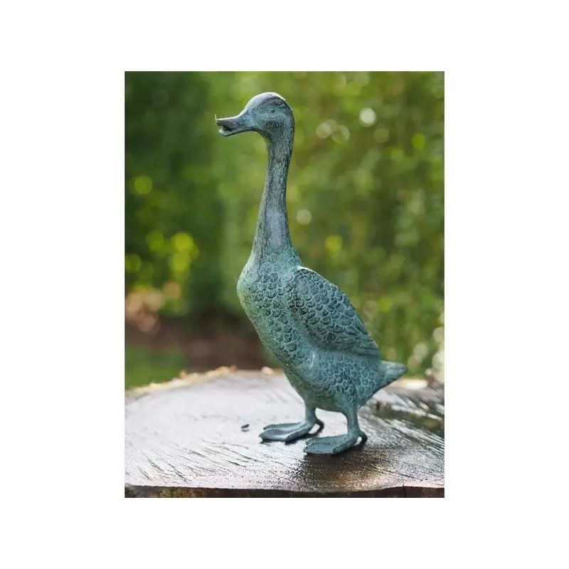 Figurine bronz - Statuie rata, Bronz,  35 x 10 x 25 cm