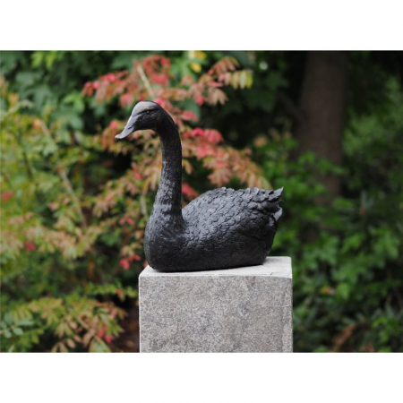 Figurine bronz - Statuie lebada mare, Bronz, 34 x 20 x 47 cm
