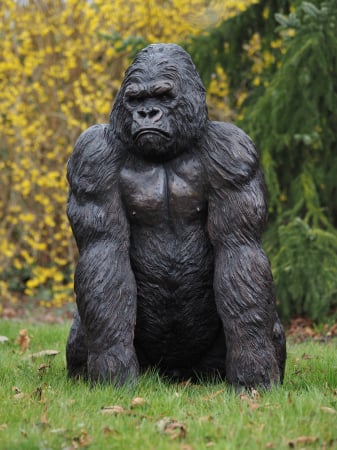 FIGURINE - Statuie king kong, Bronz, 121 X 60 X 78 cm