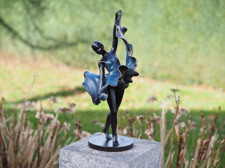 Figurine bronz - Statuie mare dansator, Bronz, 44 x 15 x 23 cm
